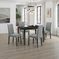 Worland Espresso 5-Piece Dining Set