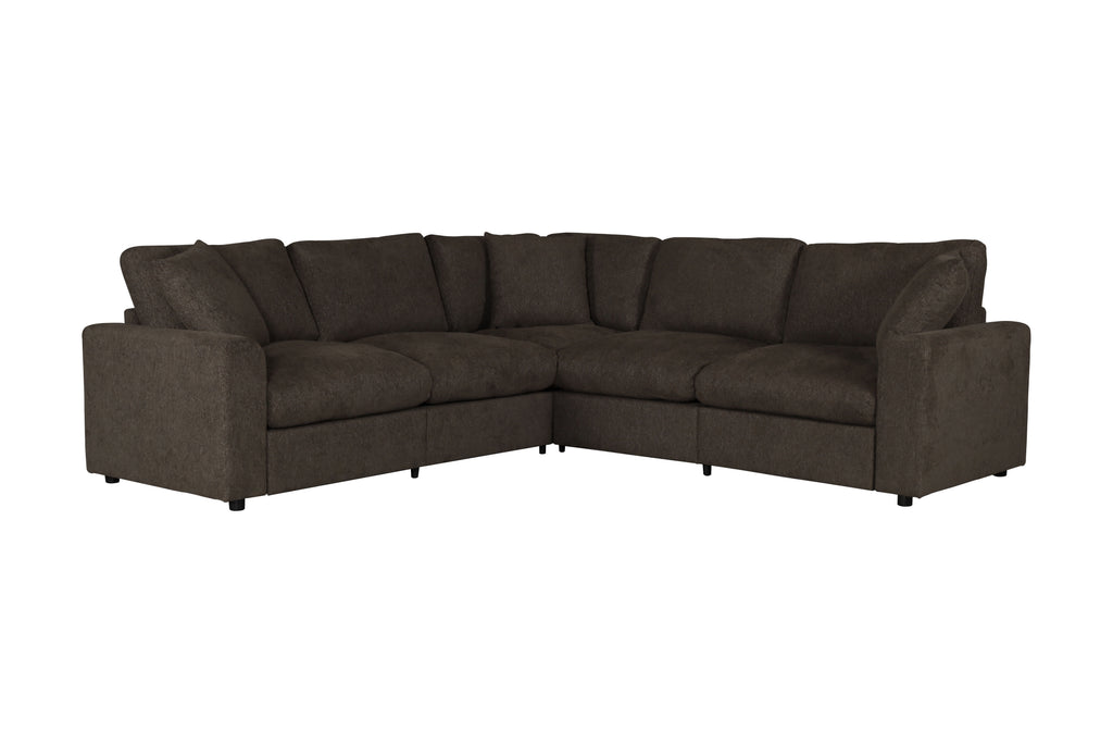 Crowle Cocoa Brown Sectional