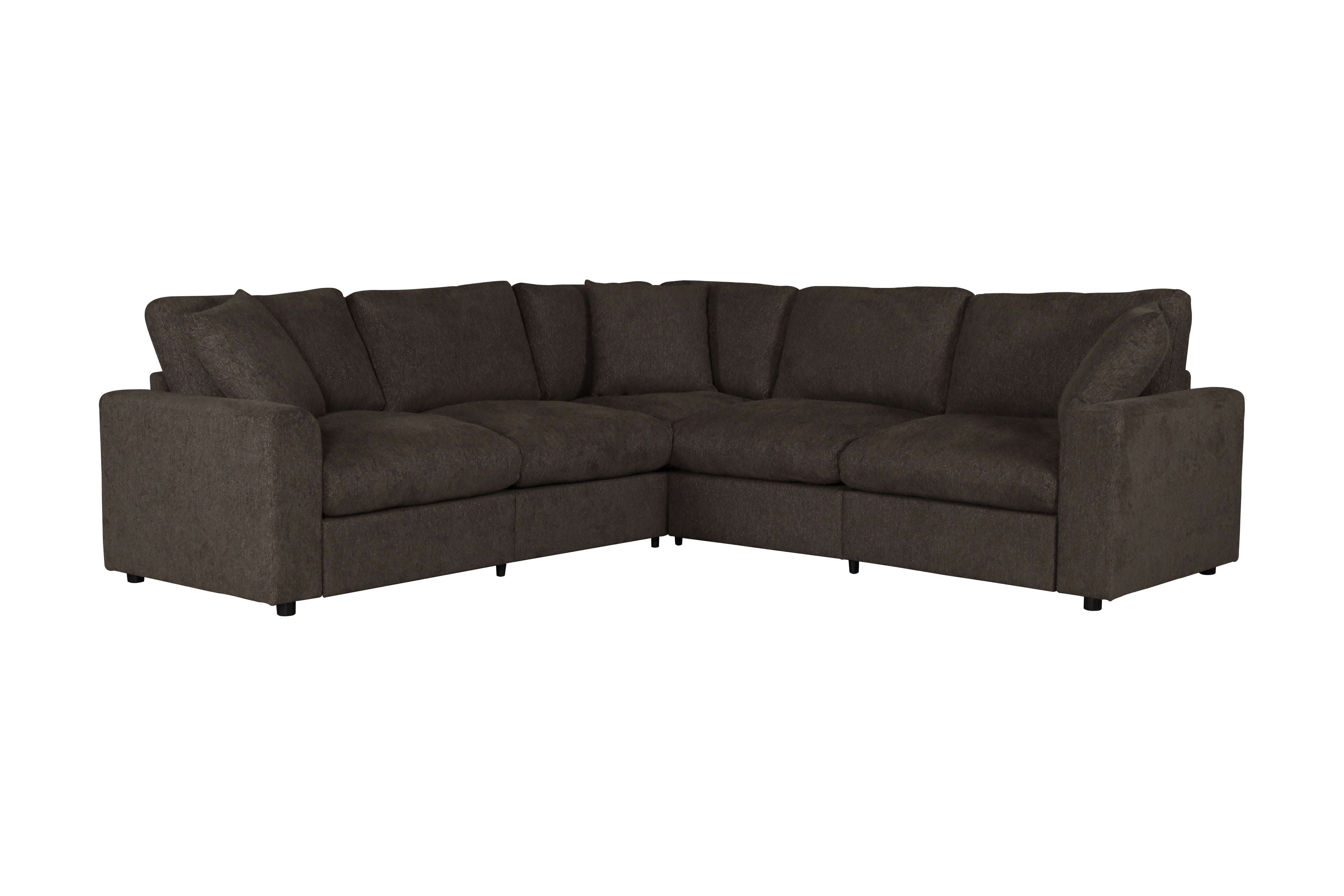 Crowle Cocoa Brown Sectional